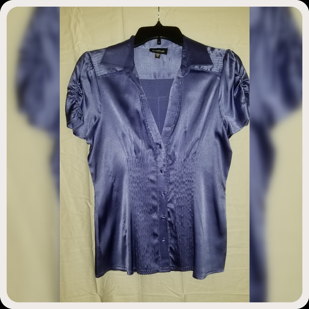 Bebe periwinkle top
